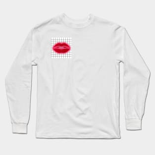 Lip Grid Long Sleeve T-Shirt